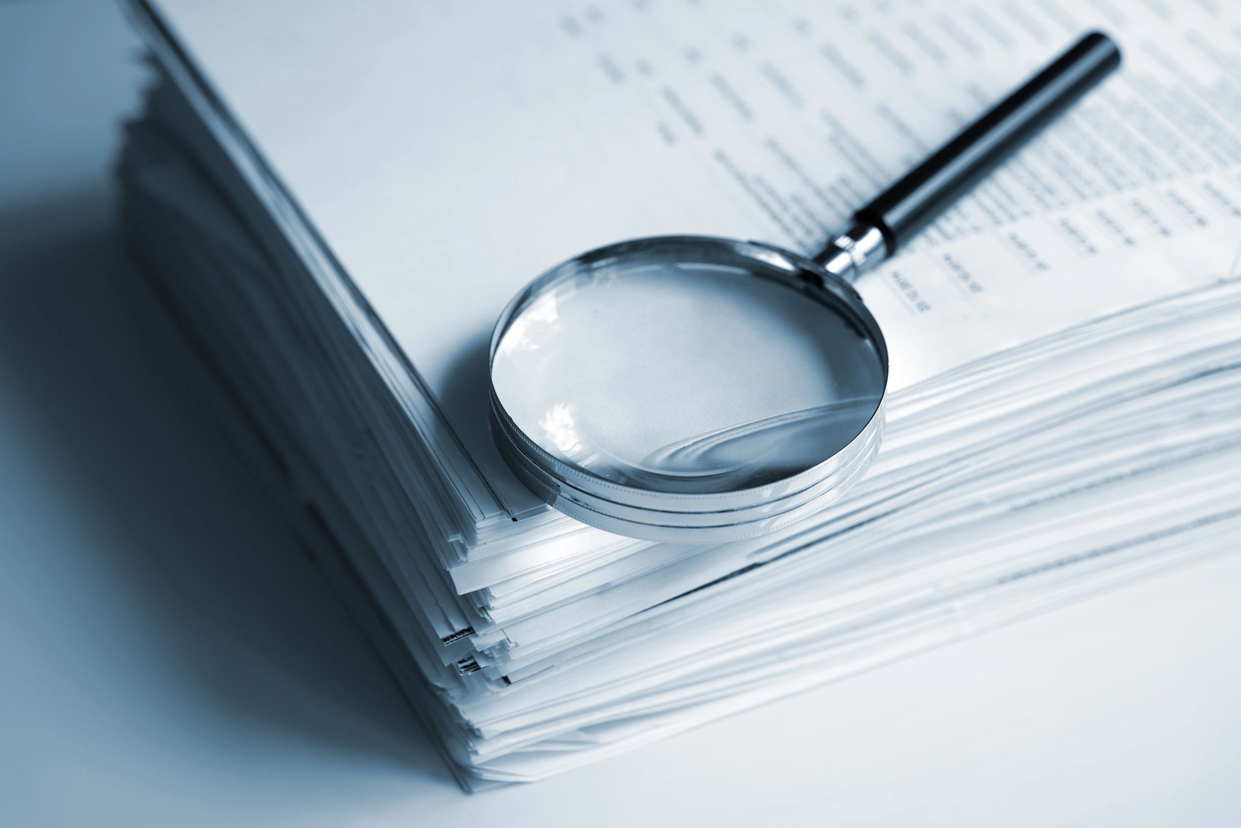 Research documents and books for scholarly study